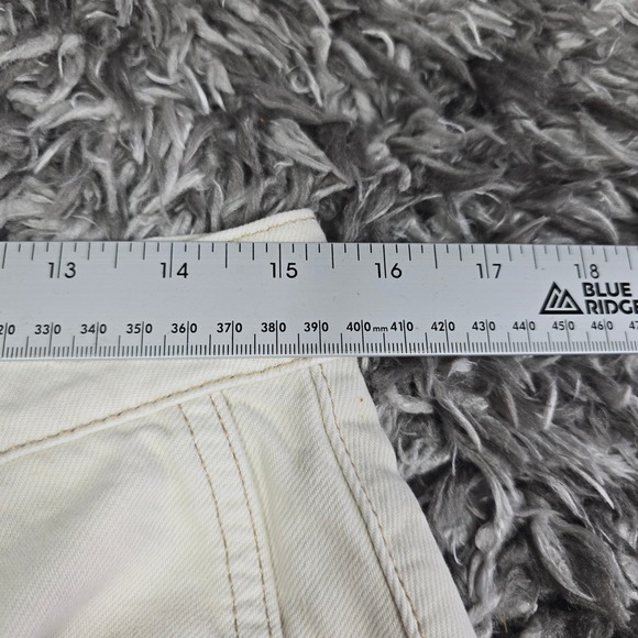 WE THE FREE Cream Good Luck Mid Rise Barrel Jeans Size 28 Boho - Picture 5 of 11